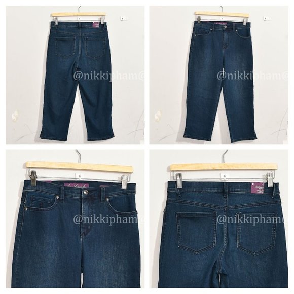 Gloria Vanderbilt Pants - BRAND NEW   Gloria Vanderbilt  Amanda Capri length  classic rise  in Navy